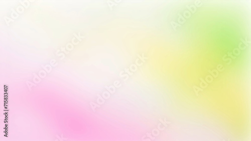 Pastel pink yellow green gradient defocused abstract photo background