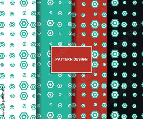 Modern Abstract Creative Pattern Design  photo