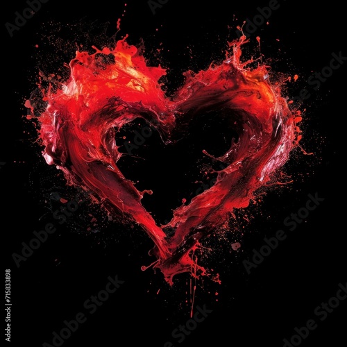 burning heart, love, excitement, burning spirit