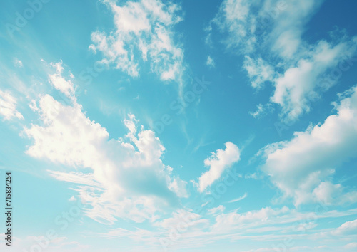 blue sky with clouds