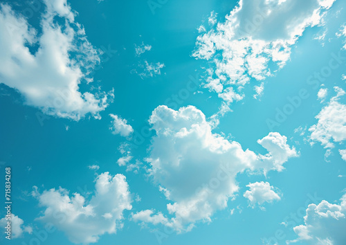 blue sky with clouds