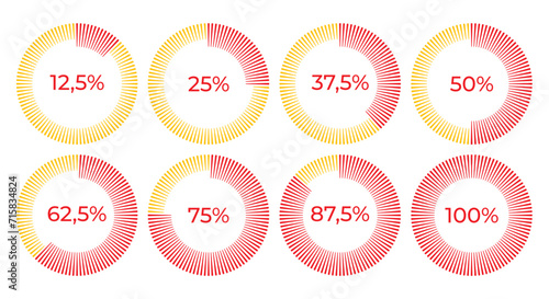 circle percent. circle shape percent infographic photo
