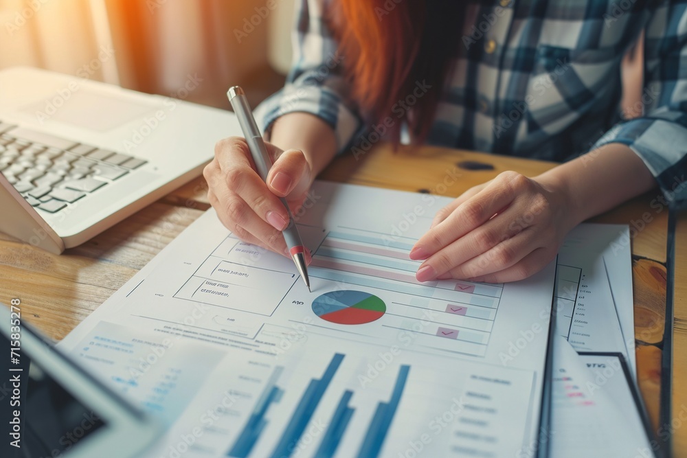 In a modern office setting, a confident businesswoman sits at her desk, surrounded by advanced education technology. In a modern office setting, a confident businesswoman sits at her desk, surrounded by advanced education technology.