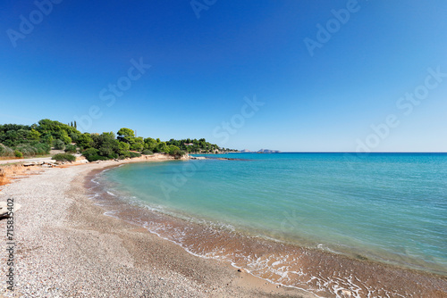 The beach Limanakia of Agios Emilianos cape of Argolida in Peloponnese, Greece photo
