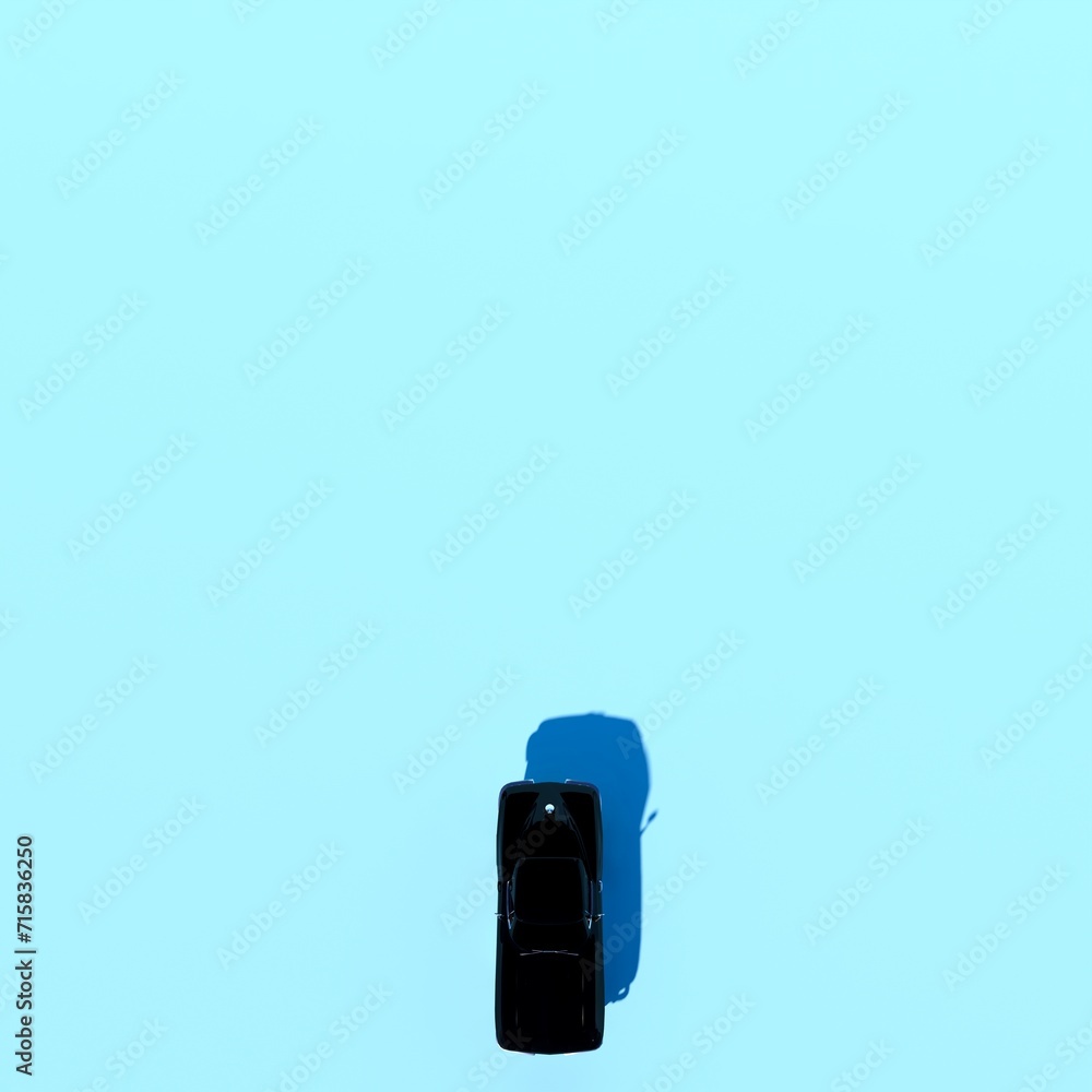 american muscle car background, black c2 1963 isolated on a blue background, top or up view, america car, 4k Square american muscle car background, black c2 1963 isolated on a blue background, top or up view, america car, 4k Square