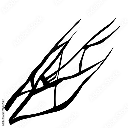 Crack vector illustration 