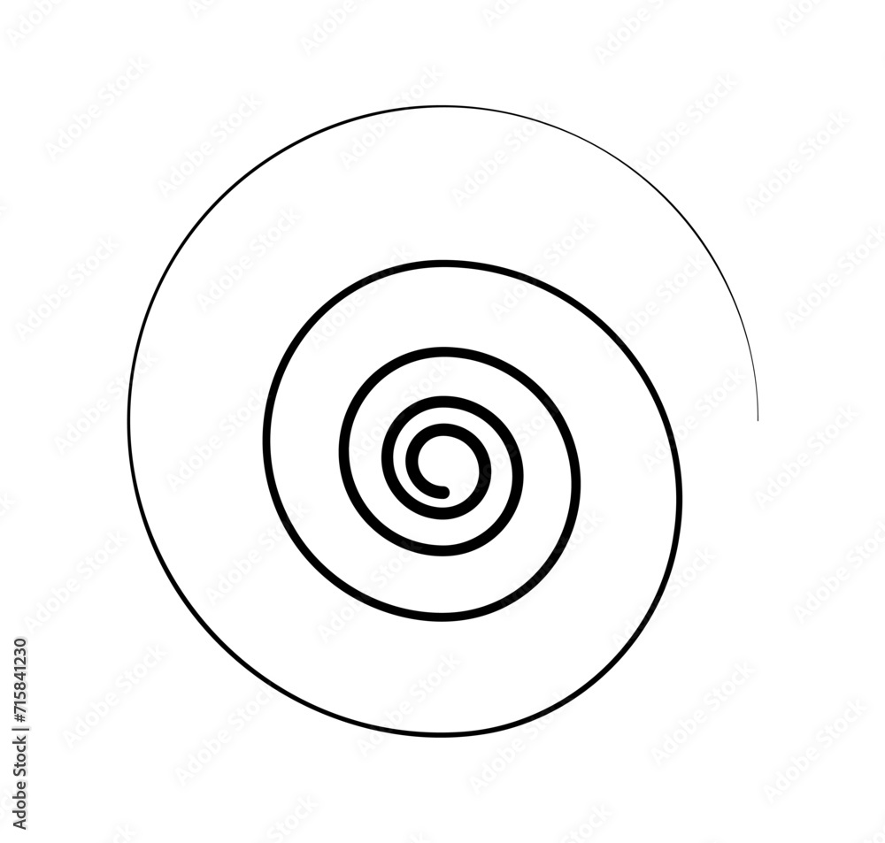 black spiral shape on white background black spiral shape on white background