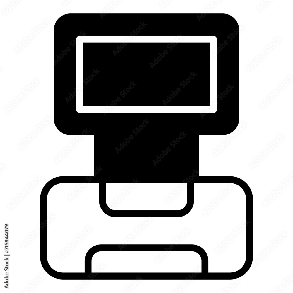 camera flash solid glyph icon camera flash solid glyph icon