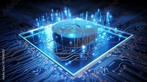 Artificial Intelligence concept. Generate AI image