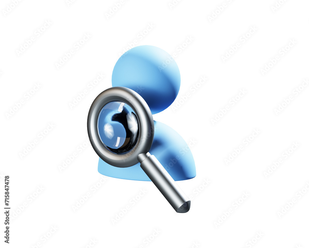 Human character searching globe Human character searching globe