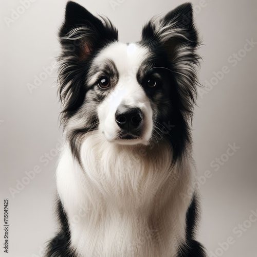 border collie sitting