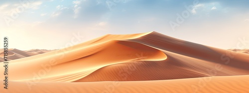 Background of sand dunes. desert landscape. islamic banner