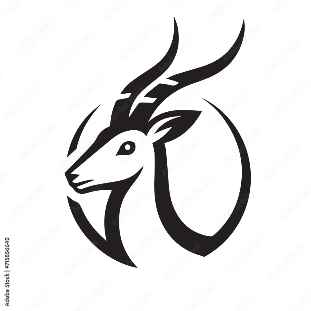 Deer creative design logo vector. Deer illustration Deer creative design logo vector. Deer illustration