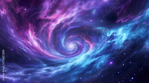 A Swirling galaxies and celestial elements_Dynamic dimensions covery movement