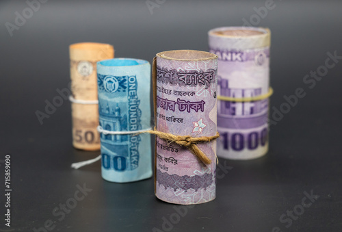 Bangladesh bank note currency or banknotes of bangladesh, taka or money