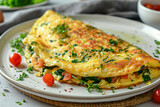 Delicious French omlet 