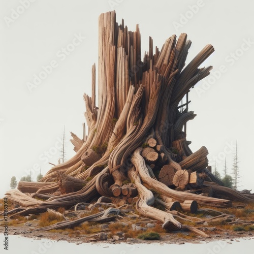 tree trunk,stump © Deanmon