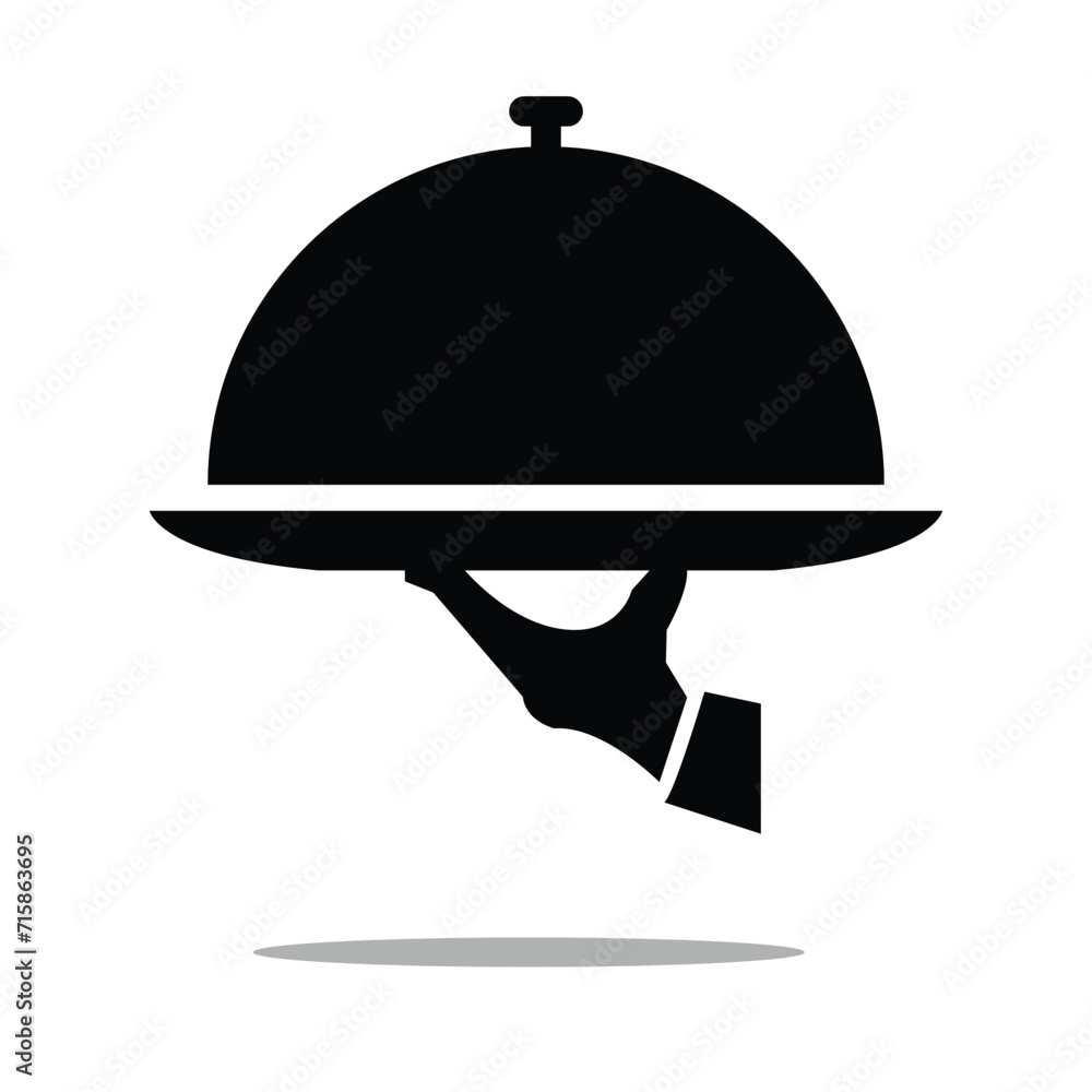 Vector dish Icon. restaurant dish. eps 10 Vector dish Icon. restaurant dish. eps 10
