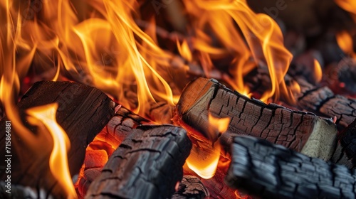 Bonfire campfire camping tourism wood wallpaper background