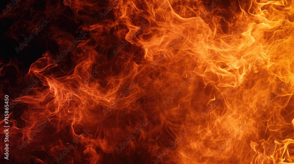Fototapeta premium Flame burn fire blaze abstract texture wallpaper background