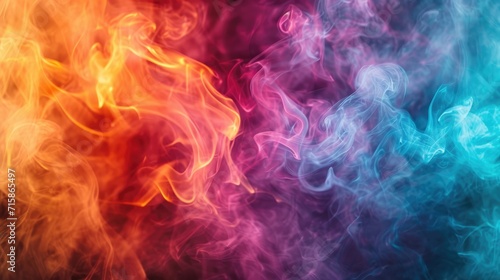 Colorful neon flame burn fire blaze abstract texture wallpaper background