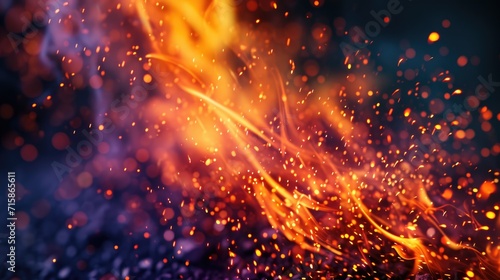Fireworks fire sparks abstract texture wallpaper background