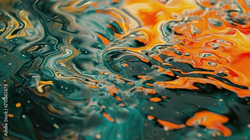 Fluid art mix technique oil acrylic painting wallpaper background