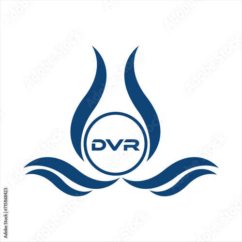DVR letter technology logo design on white background. DVR creative initials letter business logo concept. DVR uppercase monogram logo and typography for technology, business and real estate brand.
