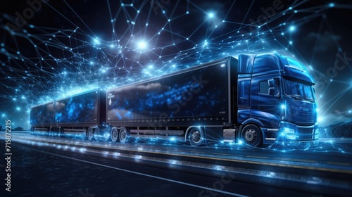 An interconnected truck logistics network and smart transportation system optimize the import-export logistics and containerized cargo operations within the industry.