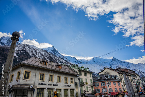 Dans les rues de Chamonix Mont-Blanc photo