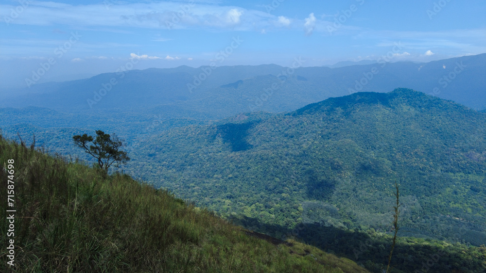 Ponmudi hill station, major tourist attraction in Thiruvananthapuram, Kerala 