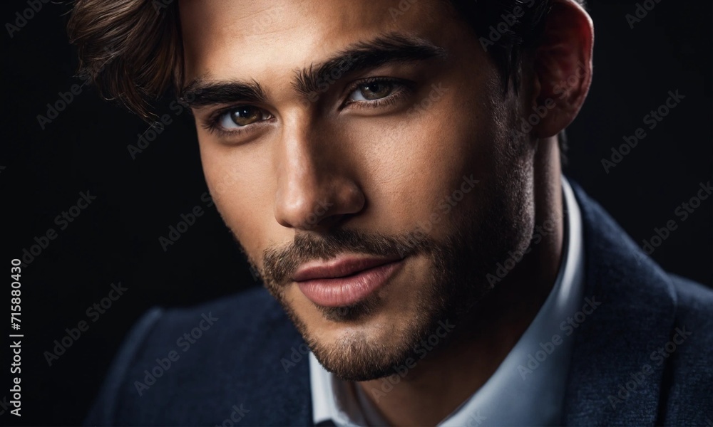 Obraz premium Happy young business man posing 