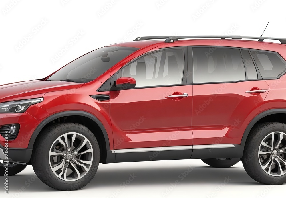 Suv on transparent background 3d rendering ill Suv on transparent background 3d rendering ill