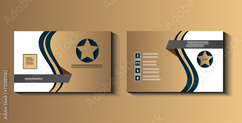Professional business card design template