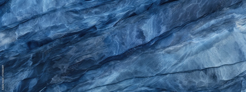 Luxury blue marble background. Modern banner. Real natural blue marble and surface background 	 - obrazy, fototapety, plakaty 