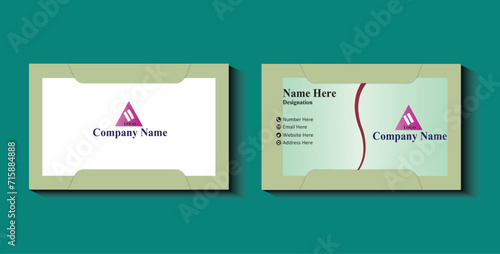 Business card design Template Modern and Easy