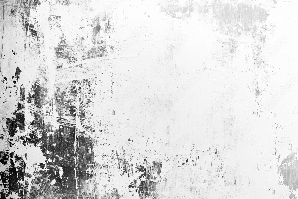 Fototapeta premium Whispers of Decay: Distinct Grey and White Abstract Grunge Background Wallpaper