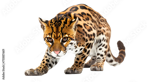 Close-Up of Cat on White Background