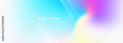 Trendy gradient with noisy textured background
