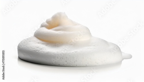 shaving foam isolated on white background
