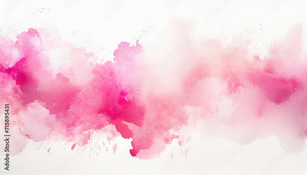 pink watercolor stain
