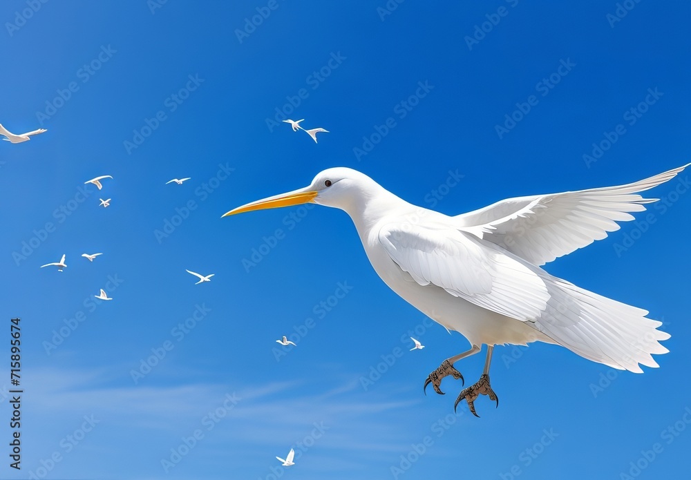 Obraz premium White Tern, Aitutaki, Cook Islands 