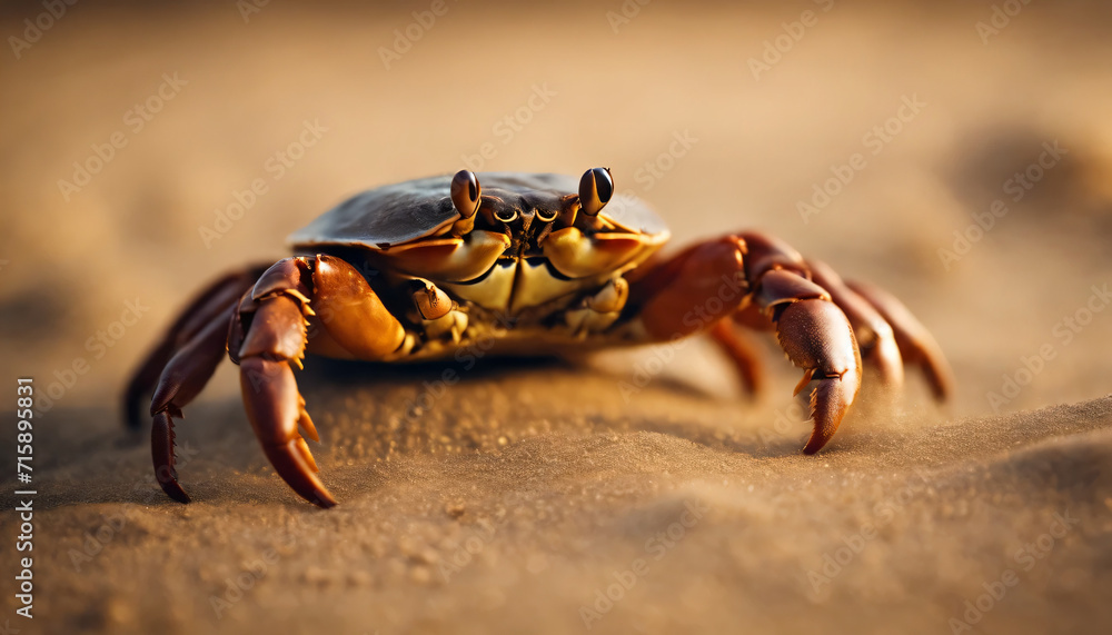 crab on the beach crab on the beach