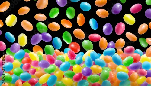 colorful raibow candy falling on background png falling jellybeans
