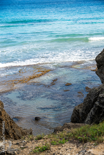 a rocky beach in hawaii 