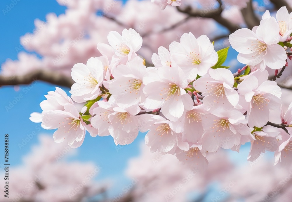 Cherry blossoms spring time beautiful branch Cherry blossoms spring time beautiful branch