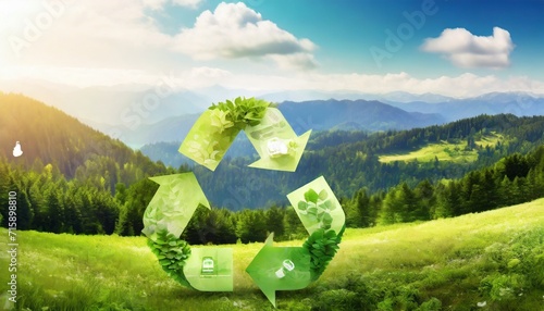 eco friendly green business company commitment to rrr recycle reduce reuse practices for environmental sustainability with clean and sustainable recycled waste panorama reliance