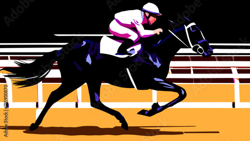 Jockey racing silks. vektor illustation