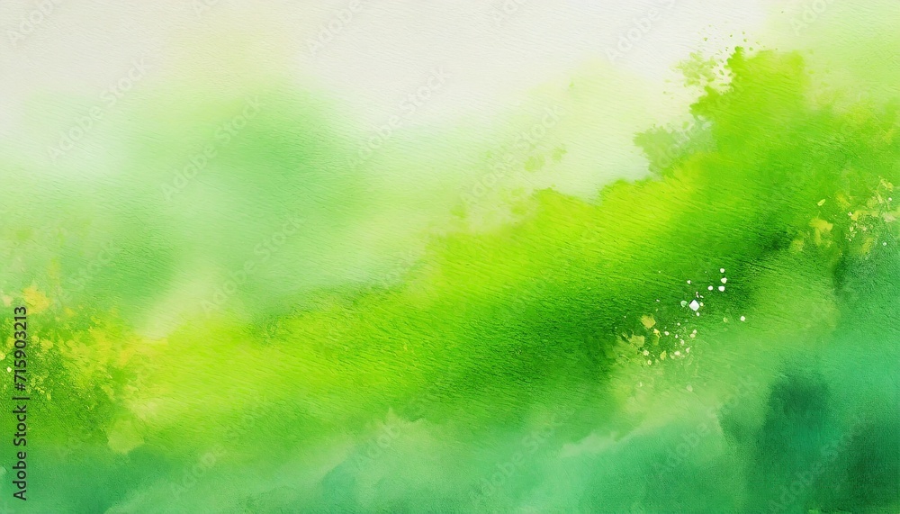 green watercolor background