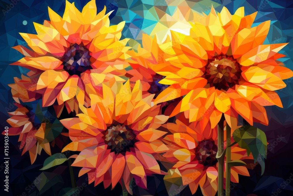 Radiant Sunflowers - Generative AI Radiant Sunflowers - Generative AI
